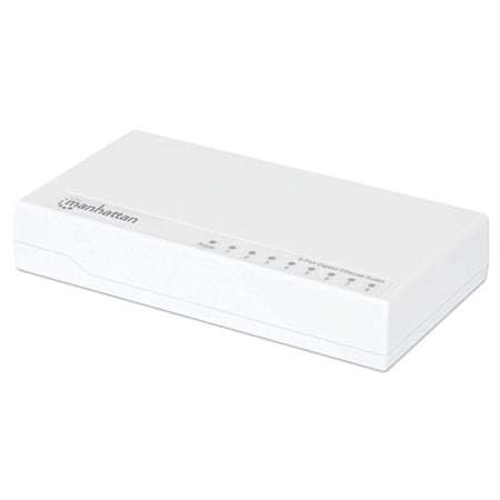 UPC: 0766623560702 | Manhattan 8-Port Gigabit Ethernet Switch with Power-Saving Energy Efficient Ethernet Technology