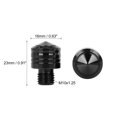 thumbnail image 3 of 2pcs 10mm Motorbike Motorcycle Mirror Hole Plug Normal Screw Black Universal, 3 of 7