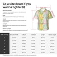 thumbnail image 6 of Lsque Daisies Flowers pattern Hawaiian Shirt for Men, Unisex Summer Beach Casual Short Sleeve Button Down Shirts-, 6 of 9