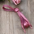 thumbnail image 2 of MasteelfCA Lacets Plats Pailletés 1,1m Colorés pour Chaussures Espadrilles (Rose), 2 of 7