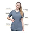 thumbnail image 3 of Adar Pro Scrubs For Women - Elevated V-Neck Scrub Top, 3 of 7
