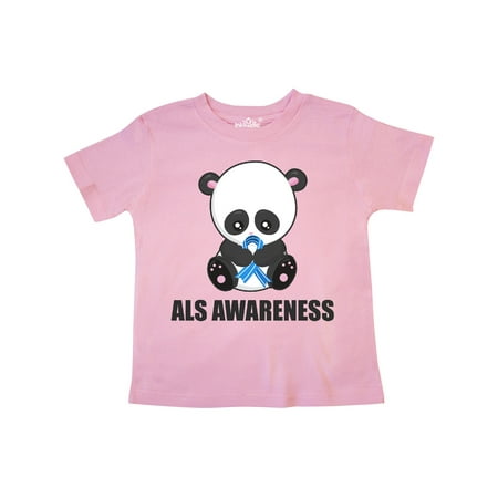 

Inktastic ALS Awareness with Cute Panda Gift Toddler Boy or Toddler Girl T-Shirt