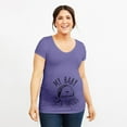 thumbnail image 2 of asdoklhq Pregnant Clothes Clearances Women O-Neck Short Sleeve My Baby Loves Tacos Print Pregnancy Maternity Top Tee, 2 of 8