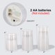 thumbnail image 5 of Juego de 3 velas LED sin llama de Homemory con temporizador remoto, 5 of 6