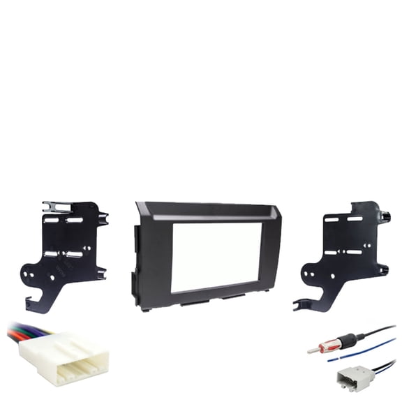 Fits Nissan Titan XD 2016-2018 Metra Double DIN Dash Kit with Harmony Radio Harness
