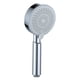 thumbnail image 1 of Rociador de agua de baño de plástico para el hogar con cabezal de ducha plateado de 20 mm con orificio de silicona Sweethay HA004439-00, 1 of 6