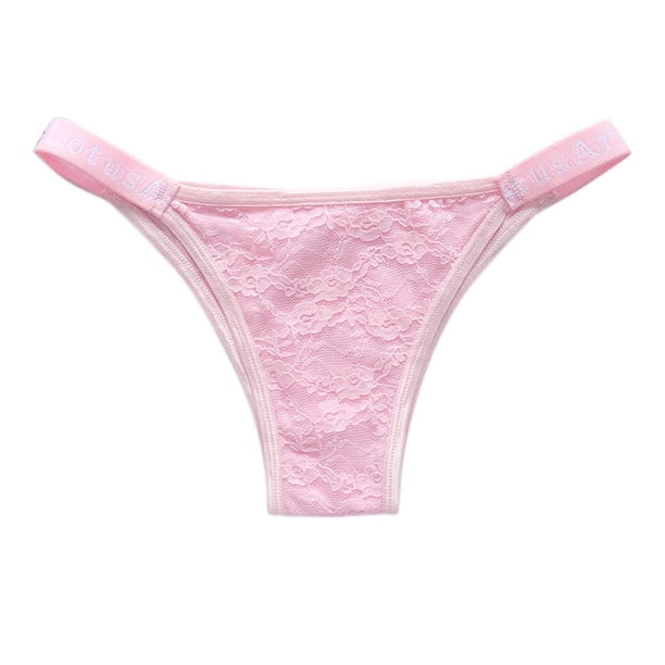 Ropa interior brasileña triangular para mujer, calcetines largos de encaje de malla, ropa interior de encaje de algodón