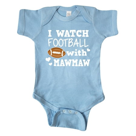 

Inktastic I Watch Football with My Mawmaw Gift Baby Boy Bodysuit
