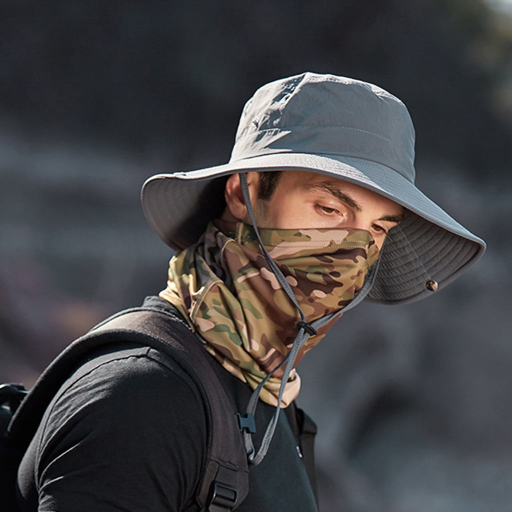 noarlalf hats for men mens summer outdoor sun protection breathable  fisherman cap foldable bucket hat sun hat