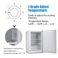 thumbnail image 4 of KNDKO 3.2Cu.ft Upright Freezer, Mini Freezer with Removable Shelves, Adjustable Thermostat for Home/Kitchen/Office, WHITE, 4 of 8