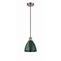 Innovations Lighting - Plymouth Dome - 1 Light Cord Hung Mini Pendant In