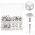 thumbnail image 4 of MasteelfCA 200Pcs Jewelry Making Pin Bulletin Straight Pin Pearlized Board Pin Craft Making Pin, 4 of 7