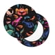 thumbnail image 2 of Balery Animals Under Water Fundas de asiento para taburete de bar redondo de tela de terciopelo ajustables que protegen de arañazos y manchas para sillas de 14 a 17 pulgadas.-13 inch, 2 of 7