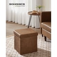 thumbnail image 2 of Otomana SONGMICS Mazie Collection con almacenamiento de 38 x 38 x 38 cm, 2 of 7