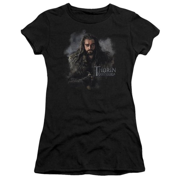 The Hobbit Thorin Oakenshield S/S Junior Women's T-Shirt Sheer Black