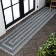thumbnail image 5 of JONATHAN Y SAVANNAH 2 x 8 Runner Rug, Argo Nautical Stripe Machine-Washable Reversible - Navy/Cream, SVH101A-28, 5 of 9