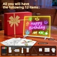 thumbnail image 4 of LED Drawing Board For Kids LED Note Board 8 Light 30 X20 Cm Acrylic Boards With Stand Hanging Chain Toy For Teens Kids Elegantly Gift Boxed-C, 4 of 4