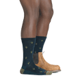 thumbnail image 6 of Darn Tough Men's Wool'd Wool'd West Crew Lightweight Socks, Dark Teal, Medium, 6 of 6