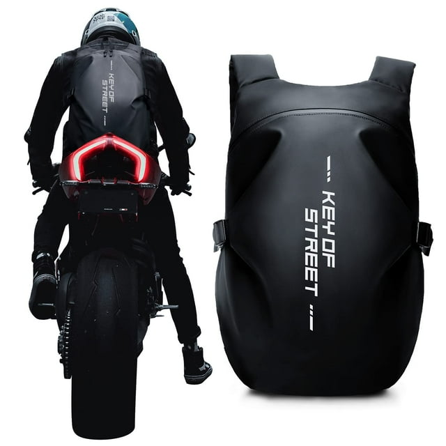 Mochila de moto WEPLAN impermeable para hombre y mujer