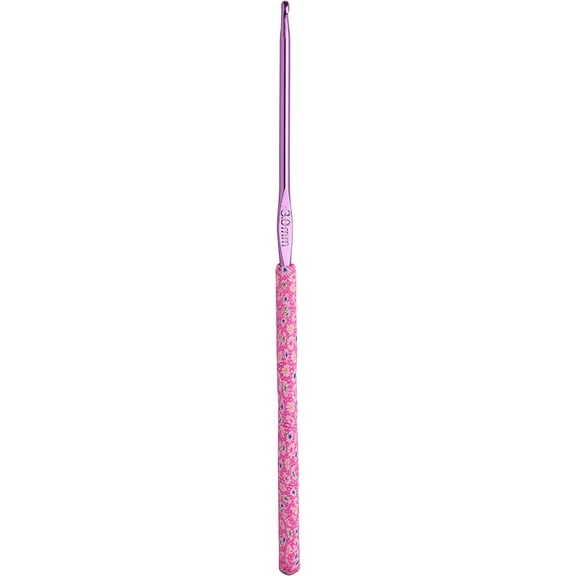 The Quilted Bear Floral Ergonomic Crochet Hooks - 3.0mm
