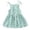 Green, variant on KDFJPTH Dresses For Girls Formal Kid Solid Flower Striped Princess Party Sun Toddler Sun Dress
