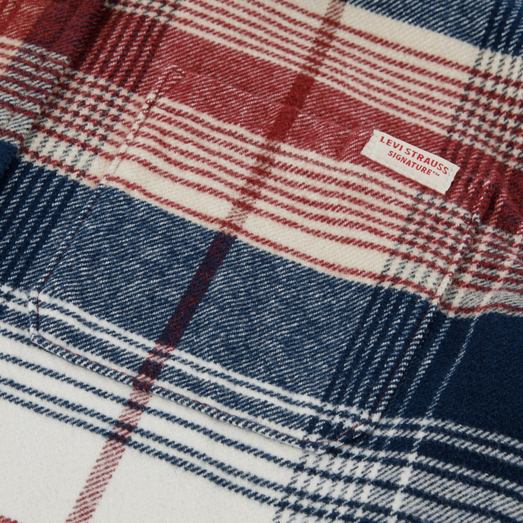 Levi Strauss Signature Boys Hooded Plaid Flannel, Sizes 4-18