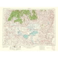 thumbnail image 2 of USGS 14x12 White Modern Wood Framed Museum Art Print Titled - Burns Oregon Quad - USGS 1964, 2 of 4