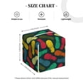 thumbnail image 4 of Balery Pineapple Fruit Colorful Porta Pañuelos de Cuero con Estampado – Funda Moderna Cuadrada para Caja de Pañuelos, Dispensador 5x5x5'', 4 of 7