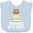 AE-Light Blue, variant on Inktastic Reading is a Hoot Librarian Girls Baby Bib