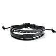 thumbnail image 1 of Women Cuff Wrap Bracelet, Multi Layer Braiding Casual Perfect Matching Retro Leather Bracelet For Men For Daily For Unisex, 1 of 8