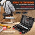 thumbnail image 5 of Cordless Grease Gun, 20V 10,000 PSI, Electric Grease Gun Kit with 39" Hose, Two Batteries & Charger, High Pressure Battery Powered Grease Gun for Car, Farm, Boat, Black, 5 of 7