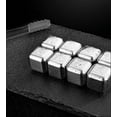 thumbnail image 5 of Stainless Steel Metal Beverage Chilling Rocks,Reusable Ice Cubes For Whiskey,Vodka,Liqueurs,Wine (27mm: 6 with clip), 5 of 5