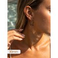thumbnail image 4 of KeyStyle Lightweight Large Hoop Earrings for Women Hypoallergenic Stainless Steel Hoops Earring 30mm Jewelry Gift for Her, 4 of 11