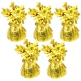 thumbnail image 1 of MOVTOTOP Golden Balloon Weights with Concrete Material Essential for Helium Balloons and Party Decor 5pcs, 1 of 8