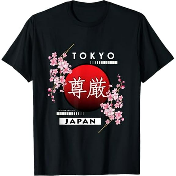 Premium model-Unisex-100% cotton-SAKURA CHERRY BLOSSOM OF BIG CITY IN JAPAN, TOKYO T-Shirt