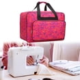 thumbnail image 3 of Sac à Main Rangement Léger Voyage Grande Capacité Porte-Outils Nylon Rose, 3 of 10