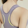 thumbnail image 2 of Sonducket Camiseta sin mangas resistente a los golpes, cómoda carpeta de pecho, correas roscadas anchas, carpetas de pecho para correr, Ropa interior Azul oscuro, 2 of 6
