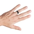 thumbnail image 2 of 10mm Tungsten Carbide SBrushed Center High Polished Beveled Edge Wedding band Ring for Men and Ladies, 2 of 6