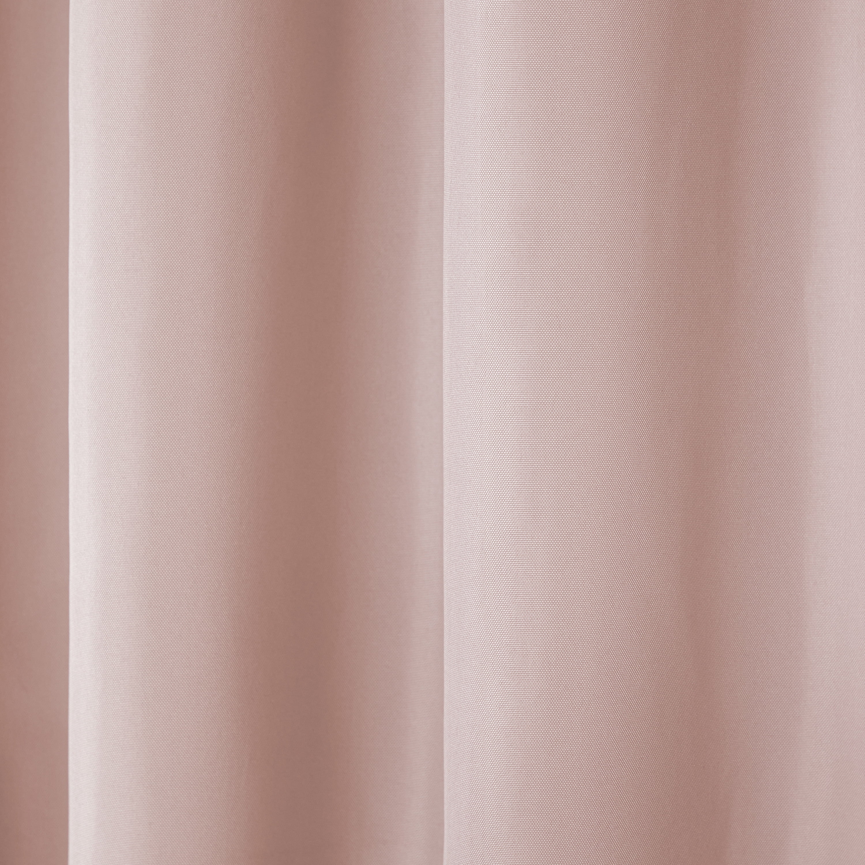 TOWN & COUNTRY BASICS Cabana Solid Heavyweight Indoor Outdoor Curtains, Light Filtering Opacity with Grommet Top, Water Repellent, 2-Pack Set, 54"x108", Blush