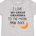 thumbnail image 4 of Inktastic I Love My Great Grandma to the Moon and Back Boys or Girls Toddler T-Shirt, 4 of 5