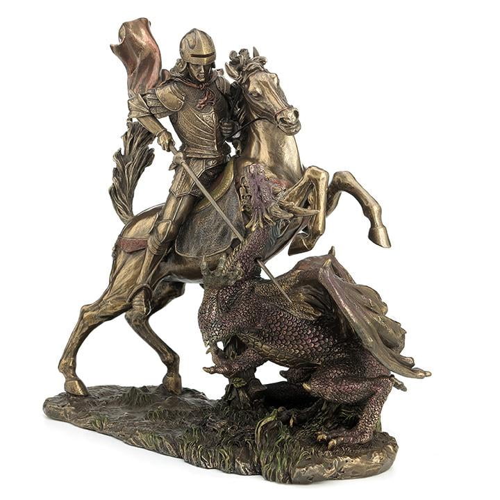 George the Dragon Slayer Statue Bronze St