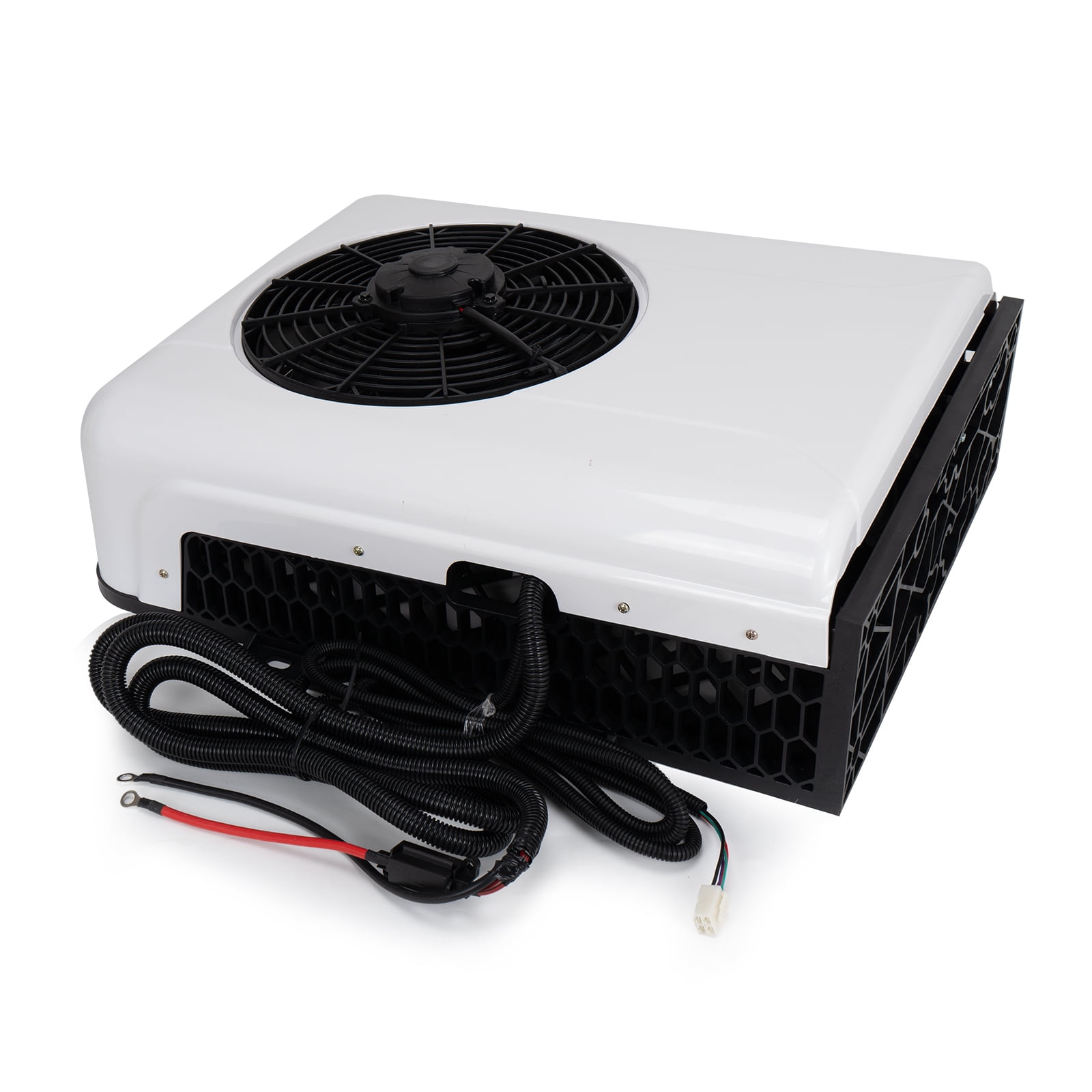 12V 12000 BTU Split RV Air Conditioner, Energy-Saving Cooling for Semi Trucks Buses Caravans with Remote Control