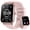 Pink, variant on Smart Watch for Men Women ,1.83" HD Touch Screen Smart Watches,130+ Sport Modes Fitness with Android and IPhone(Purple)