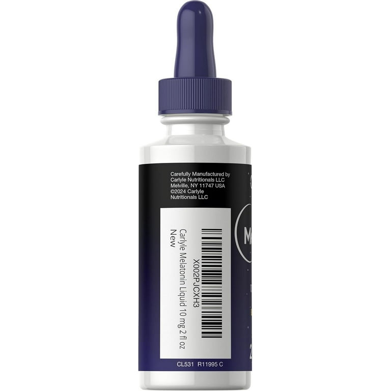 Melatonin Liquid 10mg | 2 oz | Berry Flavor | Vegetarian for Men and Women 