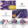 thumbnail image 5 of Cute Flower Pattern Plush Pillowcase, Luxury Soft King Pillow Case for Hair and Skin, Set Standard Size Pillow Covers with Zipper Closure, 20x40in Home Decor Gifts, 5 of 7