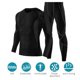 thumbnail image 3 of Ropa deportiva de secado rápido elástica de manga larga negra para hombre para entrenamiento Fitness Running Gym M, 3 of 8