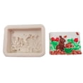 thumbnail image 3 of Style 1 Molde de silicona para Pascua, cesta de flores de conejo, molde para Fondant, pastel, arcilla de Chocolate, 3 of 5