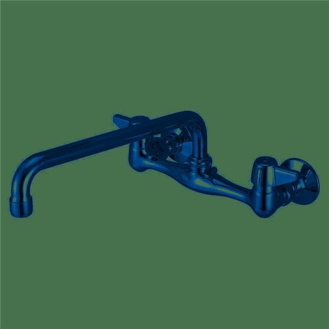 Central Brass 0047-TA3 12 in. Two Handle Wallmount Kitchen Faucet - Polished Chrome