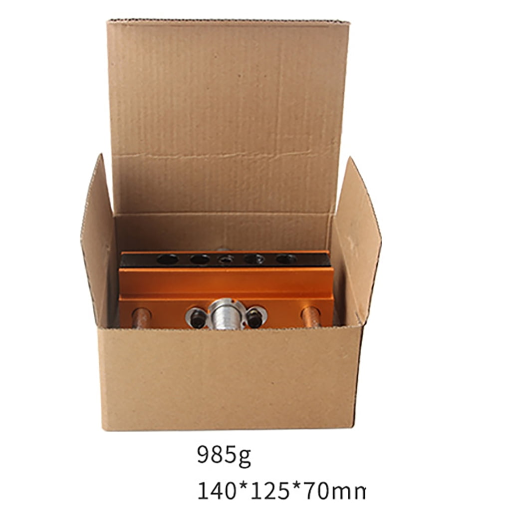 Centering Doweling Jig Kits Adjustable Width Dowel Jig Kits for Straight Hole Joiner Set 6 Bushings 3 Size Drill Bits