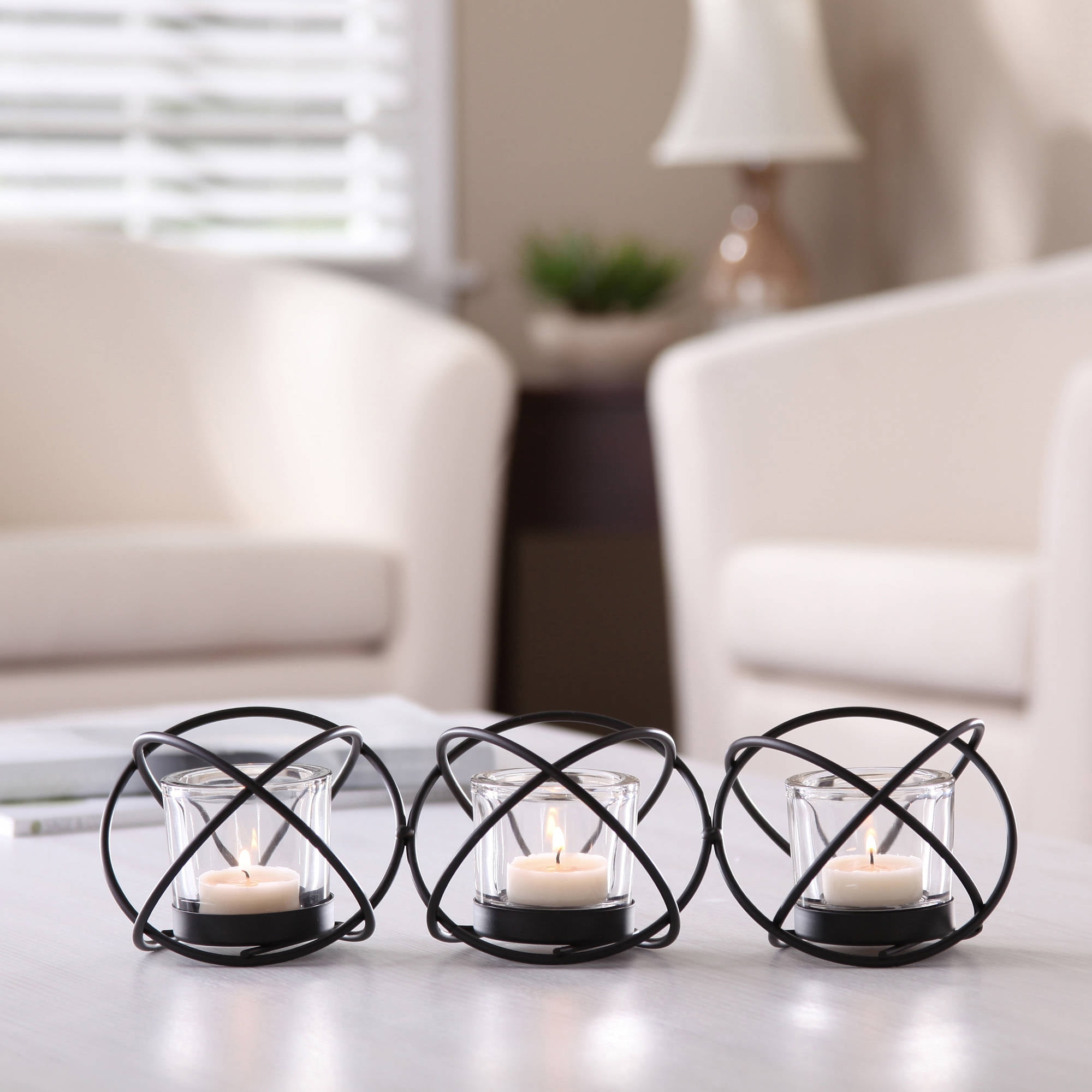 Better Homes And Gardens 3 Tealight Intertwined Rings Candle Holder Black Better Homes And Gardens 3 Tealight Intertwined Rings Candle Holder Black Com